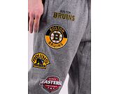 Tepláky Mitchell & Ness NHL M&N CITY COLLECTION FLEECE PANT BRUINS Grey Heather