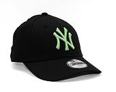 Dětská Kšiltovka New Era 9FORTY Kids MLB League Essential New York Yankees Black / Bright Green