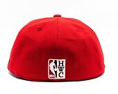 Kšiltovka Mitchell & Ness NBA Logo History Fitted Hwc Chicago Bulls Red