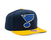 Kšiltovka Mitchell & Ness NHL Team 2 Tone 2.0 Snapback St. Louis Blues Blue / Yellow