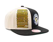 Kšiltovka Mitchell & Ness NHL Pop Panel Snapback Pittsburgh Penguins Off White