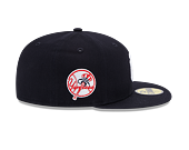 Kšiltovka New Era 59FIFTY MLB Team Side Patch New York Yankees Navy / Gray