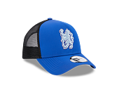 Kšiltovka New Era 9FORTY A-Frame Trucker Overlay Chelsea FC Lion Crest Calming Blue