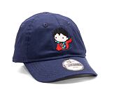 Dětská Kšiltovka New Era 9FORTY Kids DC Superman Light Navy