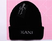 Kulich Karl Kani Small Retro Embro DamageBeanie black/grey