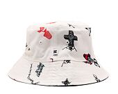 Oboustranný Klobouk DC Deep End Bucket Hat Black / White / Multi