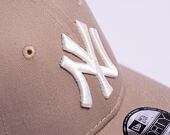 Dětská kšiltovka New Era 9FORTY Kids MLB League Essential New York Yankees Ash Brown / Off White