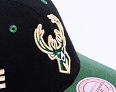 Kšiltovka Mitchell & Ness Overbite Pro Snapback Milwaukee Bucks Black