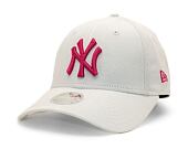 Dámská kšiltovka New Era 9FORTY Womens MLB League Essential New York Yankees - White / Blush Pink