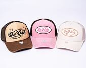 Kšiltovka Von Dutch Boston Trucker Cream/White