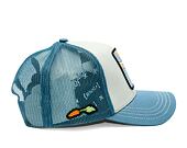 Kšiltovka Capslab Looney Tunes Trucker - Bugs Bunny - Grey / Grey