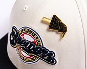 Kšiltovka New Era 59FIFTY Low Profile "Melted Cream" Pin - Milwaukee Brewers - Cream