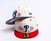 Kšiltovka New Era 59FIFTY MLB 93 Division Philadelphia Phillies - Off White