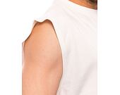 Triko bez rukávů Karl Kani Small Signature Essential Sleeveless Tee off white