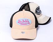 Kšiltovka Von Dutch Trucker Boston - Suede - Beige/Black