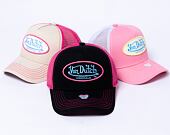 Kšiltovka Von Dutch Trucker Boston - Black/Pink