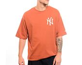 Triko New Era MLB World Series Oversized Tee New York Yankees - Terracotta / Dark Green