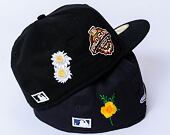 Kšiltovka New Era - 59FIFTY MLB City Flower Icon - Arizona Diamondbacks - Black