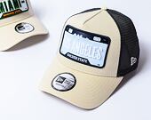 Kšiltovka New Era - 9FORTY Trucker Location Plate - Los Angeles - Off White