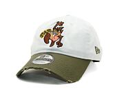 Kšiltovka New Era - 9TWENTY Washed - Taz - White / New Olive