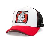 Kšiltovka Capslab Looney Tunes Trucker - Bugs Bunny - White / Red