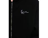 Mikina Karl Kani  Chest Signature Essential Zip Hoodie black