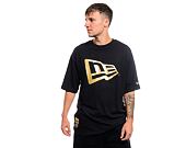 Triko New Era - Flag Oversized Tee - Black / Gold