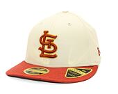 Kšiltovka New Era - 59FIFTY Low Profile "Late Fall Vibes" - St. Louis Cardinals - Cream / Rust