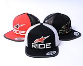 Kšiltovka Alpinestars - Ride 4.0 - Black/White/Red