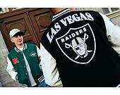 Bunda New Era - Patch Varsity - Las Vegas Raiders - Black / White