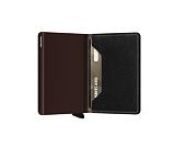 Secrid Slimwallet Saffiano Brown