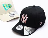 Dětská Kšiltovka New Era - 9FORTY Kids MLB Sequin - NY Yankees - Black / Pink