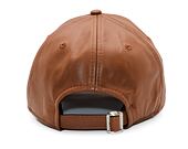 Kšiltovka New Era - MLB Image Drop - Leather 9FORTY - NY Yankees - Brown / White