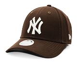 Dámská Kšiltovka New Era - 9FORTY Womens MLB League Essential - NY Yankees - Dark Brown / Off White