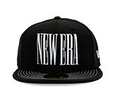 Kšiltovka New Era - Wordmark 59FIFTY - Black / White