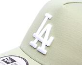 Kšiltovka New Era - MLB Essential 9FORTY Trucker - LA Dodgers - Mint Green / White