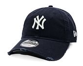 Kšiltovka New Era - MLB Distressed 9TWENTY - NY Yankees - Navy / White