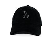 Dámská Kšiltovka New Era - MLB Diamante Velour 9FORTY - LA Dodgers - Black