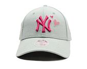 Dámská Kšiltovka New Era - MLB Denim Icon 9FORTY - NY Yankees - Pastel Blue / Pink