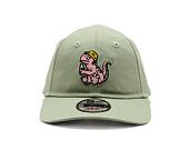 Dětská Kšiltovka New Era - Dinosaur 9FORTY - Mint Green / Pink