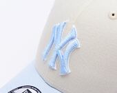 Kšiltovka New Era - MLB World Series Patch 9FORTY - NY Yankees - Cream / Pastel Blue