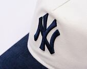 Kšiltovka New Era - MLB Script GOLFER - NY Yankees - Cream / Navy