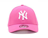 New Era League Basic New York Yankees Pink 9FORTY Child Strapback Kids Cap