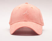 New Era Women Felt Atlanta Braves 9FORTY Blush Strapback Womens Cap