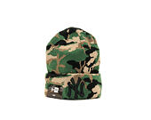 New Era Essential Camo Knit New York Yankees Toddler Woodland Camo/Black Kids Beanie