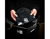 New Era MLB Essential Cuff Knit New York Yankees Black / Optic White Winter Beanie