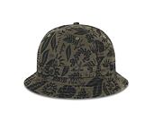 New Era Explorer Hibiscus Print New Olive Bucket Hat