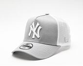 New Era Kids 9FORTY Clean Trucker New York Yankees Grey / White Snapback