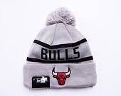 New Era NBA Jake Cuff Knit Chicago Bulls Grey Winter Beanie