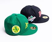 New Era 59FIFTY 1972 World Series Oakland Athletics VS Cincinnati Reds Fitted Kelly Green Cap